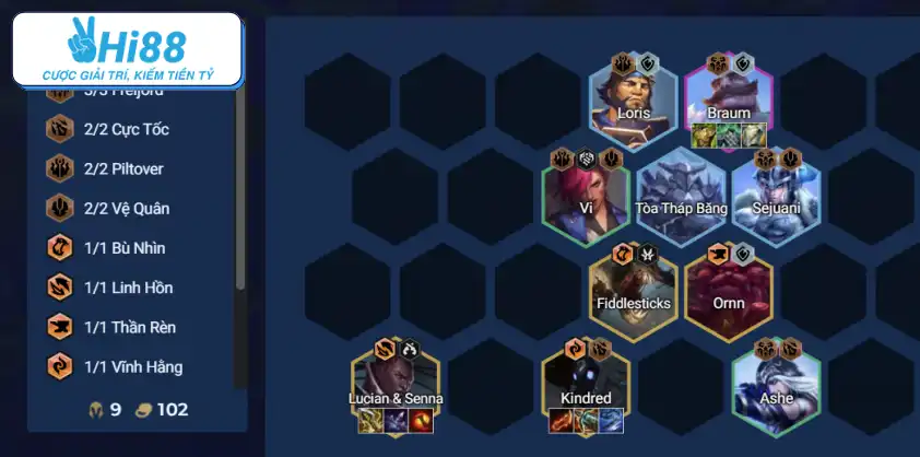 Đội hình Lucian Kindred DTCL Mùa 16 Đội hình Lucian Kindred DTCL Mùa 16