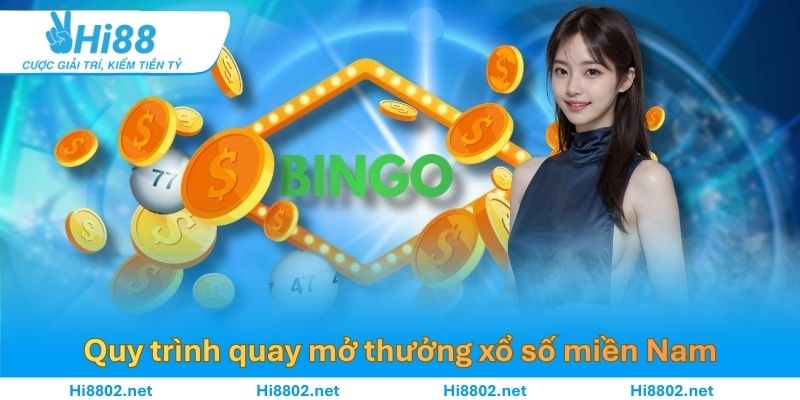 Hướng dẫn chi tiết quy trình quay mở thưởng xổ số miền Nam